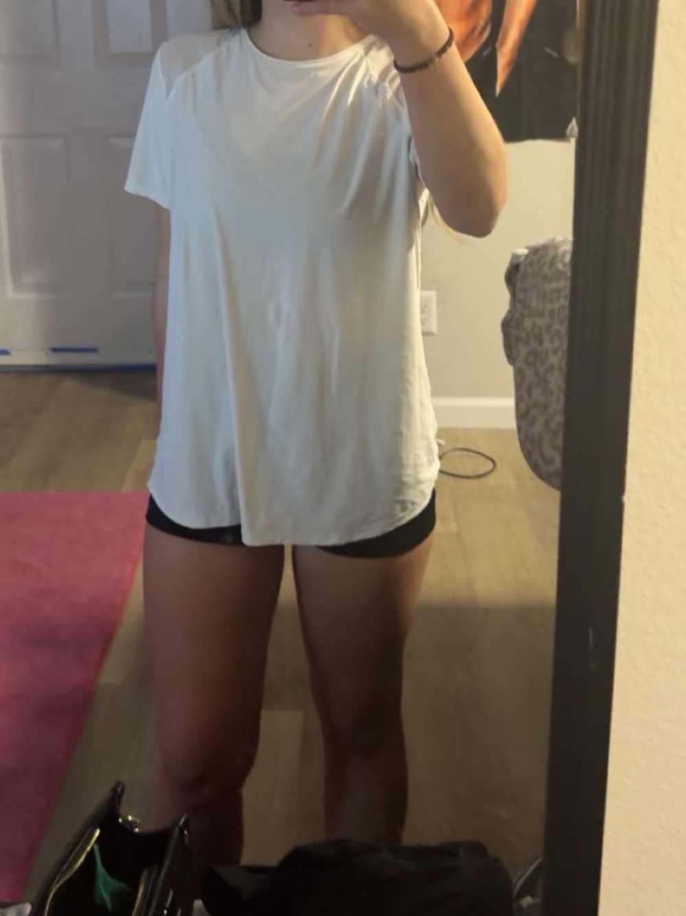 Lululemon White Short-Sleeve Women's Tee
